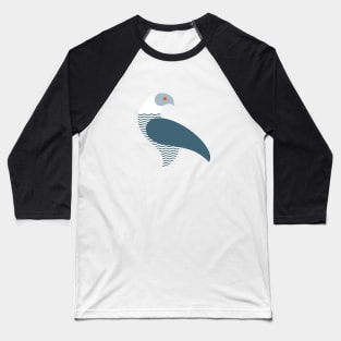 Hawk on black Baseball T-Shirt